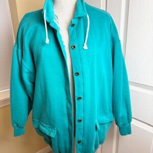 Vintage Gloria Vanderbilt Activewear Fully-Lined Knit Jacket